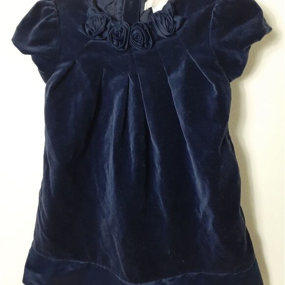 Janie & Jack Ornate Navy Opera Dress 12-18M‎ - Picture 2 of 10
